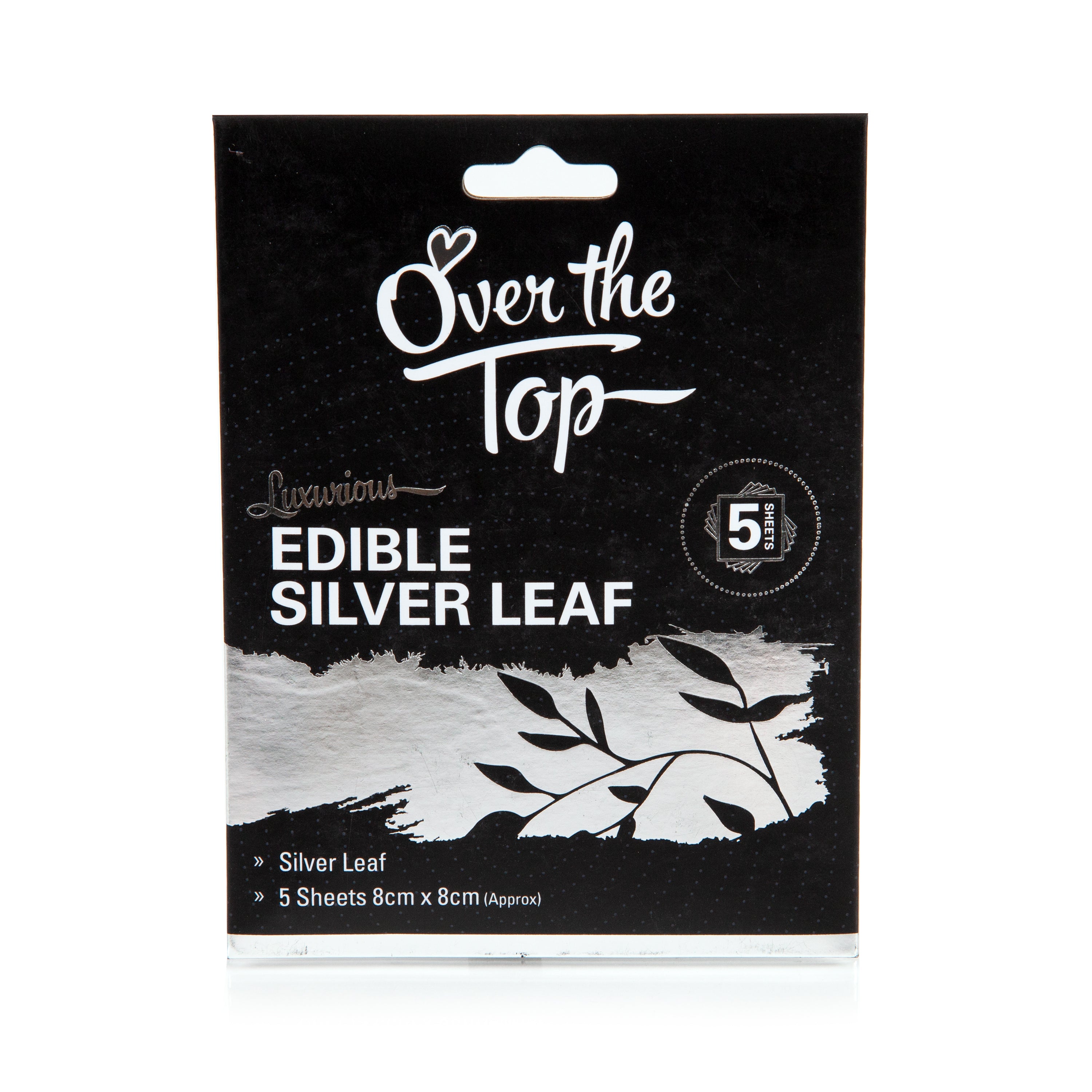 OTT Edible Silver Leaf Transfer 5 Sheet