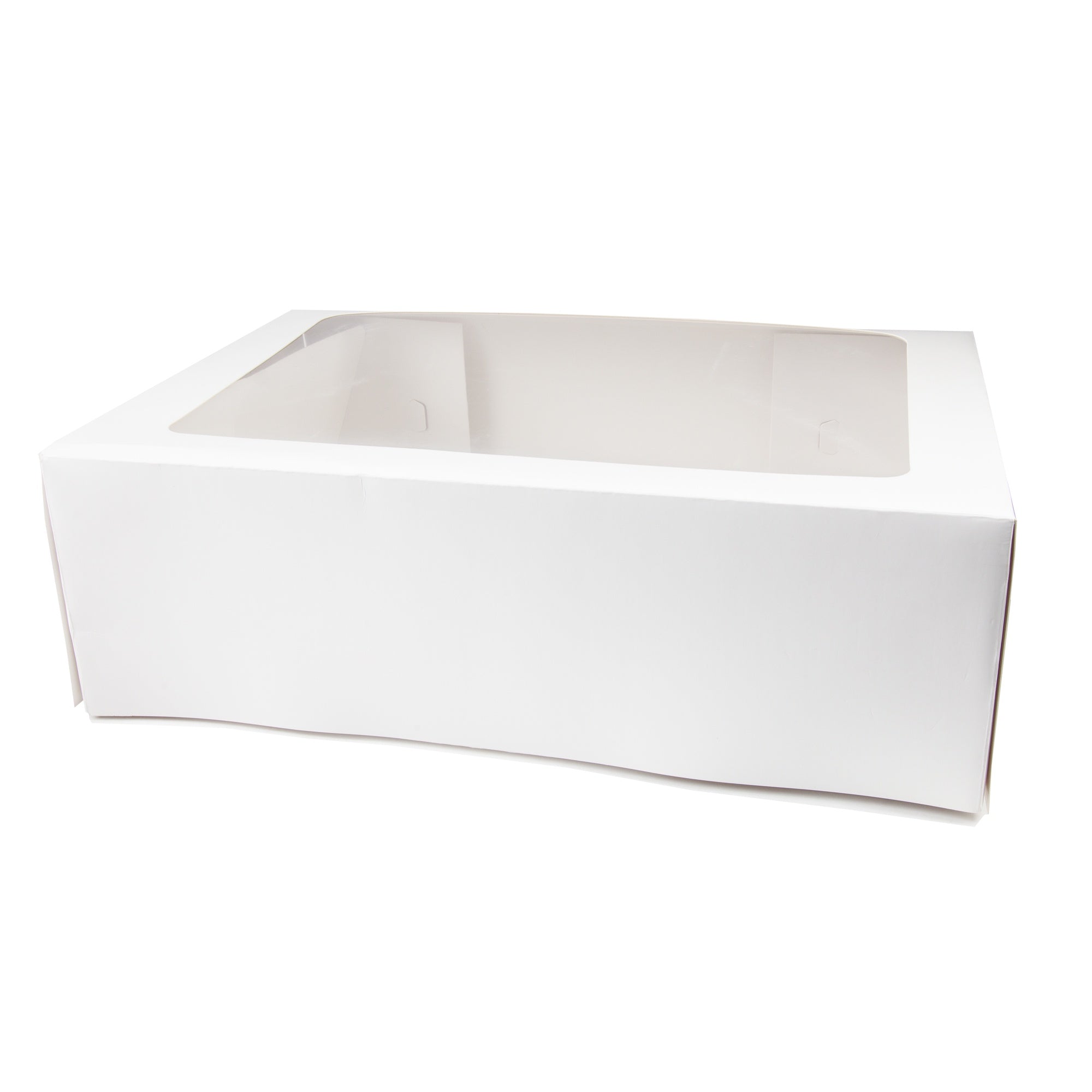 Mondo Rectangular White Cake Box 6" Tall - 16x20x6