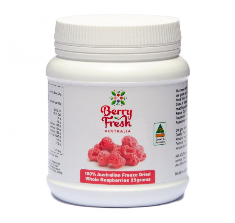 Berry Fresh Whole Raspberries 25g