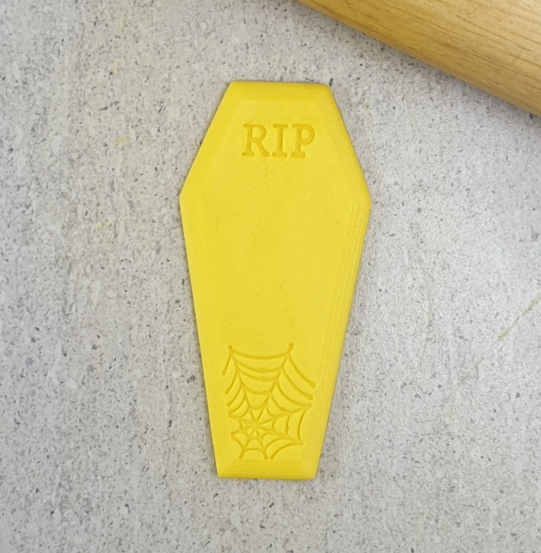 Custom Cookie Cutters RIP Coffin Embosser & Cutter