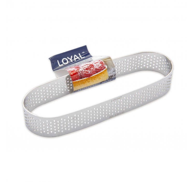 LOYAL 35mm x 119mm x 20mm Perforated Tart Ring Oval