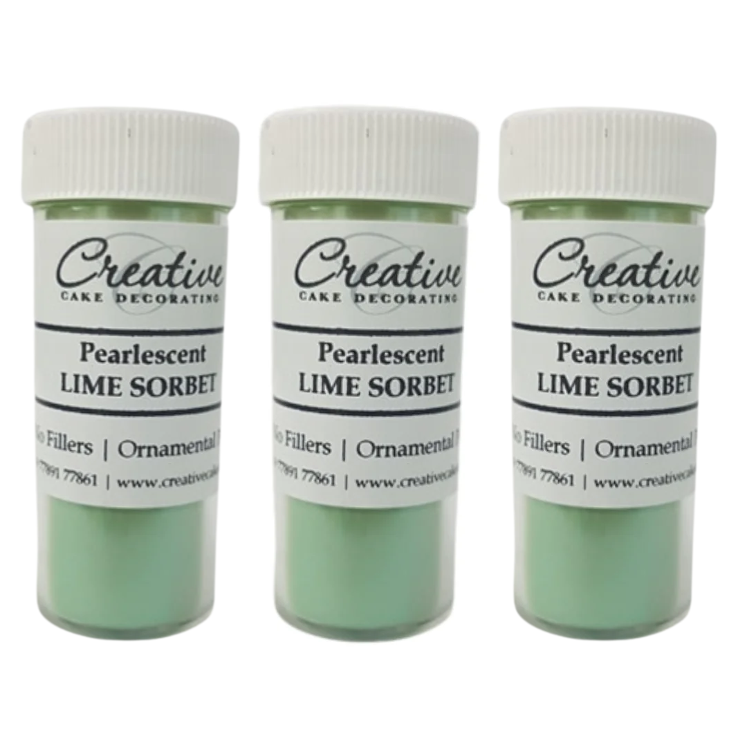 Creative Cake Decorating Dust - Pearl Lustre Lime Sorbet 4g