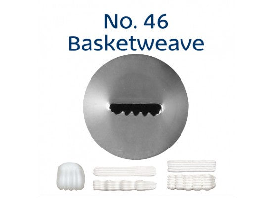 Loyal No. 46 Basketweave Standard Piping tube S/S