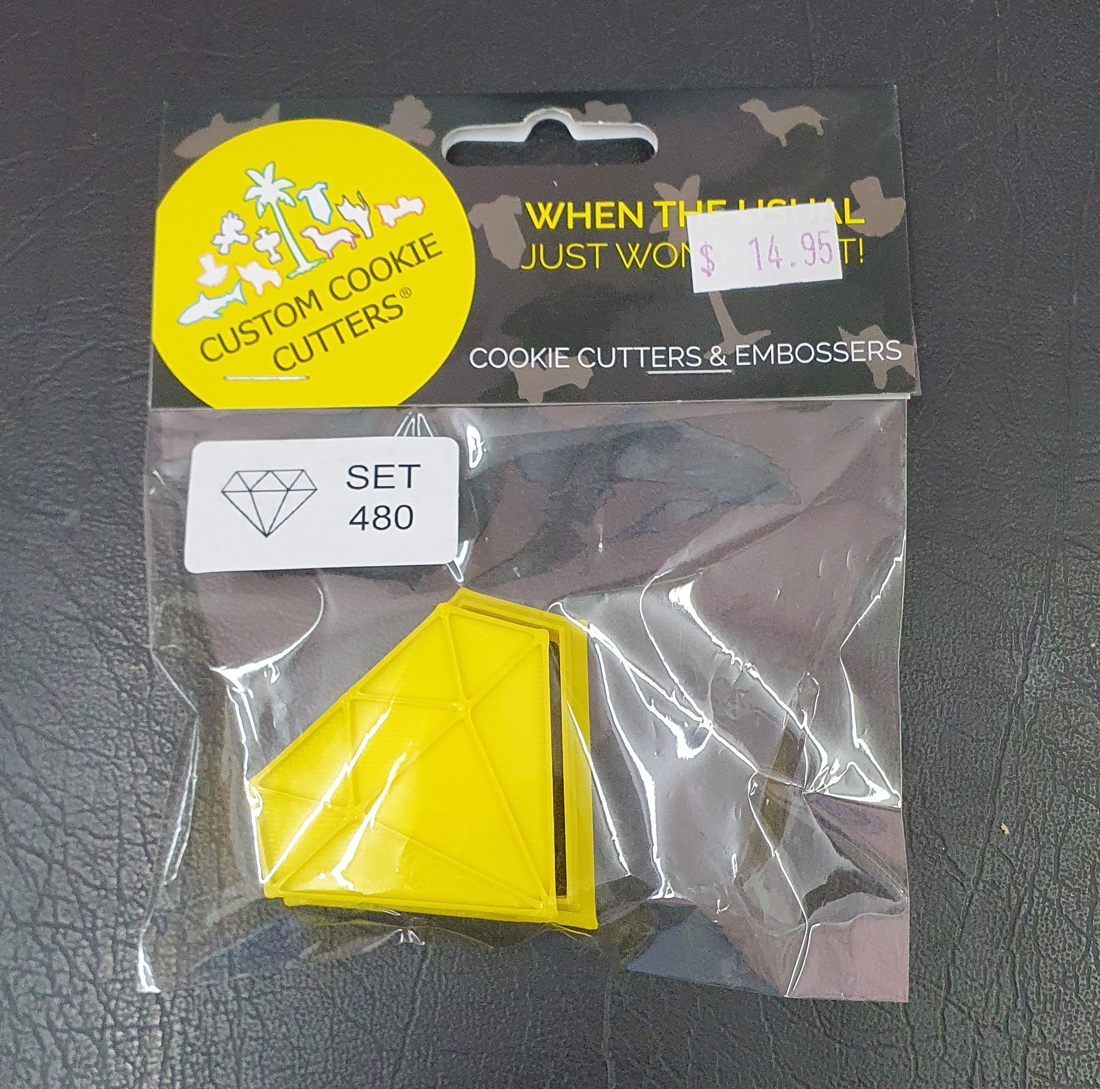 Custom Cookie Cutters - Diamond Cutter & Embosser Mini Set