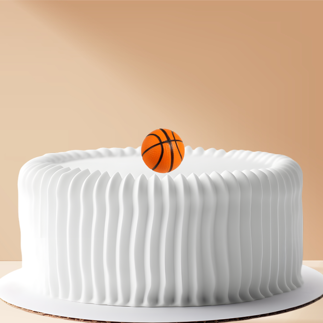 Cake Topper Basketball 4cm