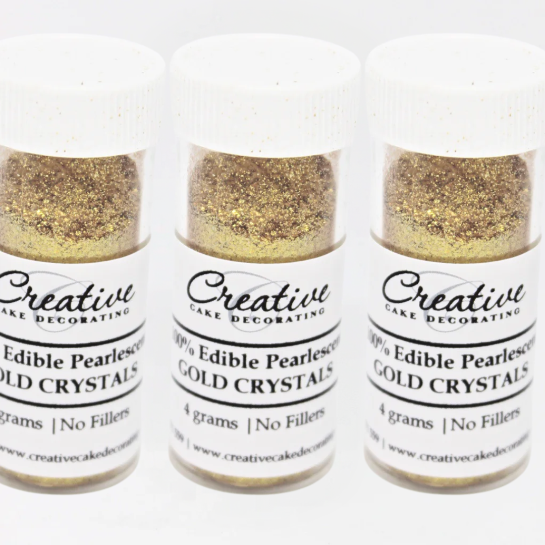 Creative Cake Decorating Dust - Pearl Lustre Gold Crystals 5g