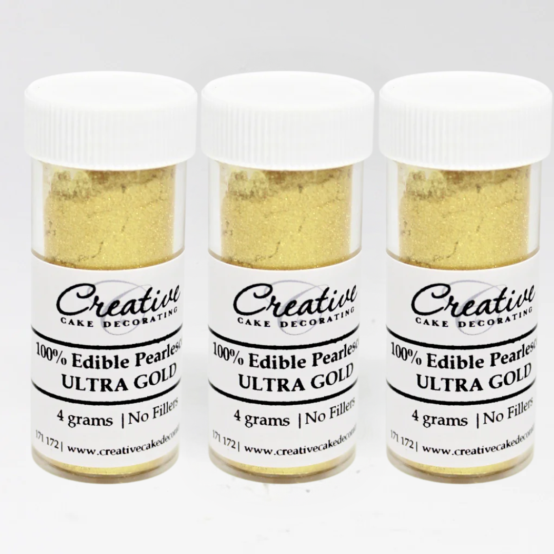 Creative Cake Decorating Dust - Pearl Lustre Ultra Gold 4g