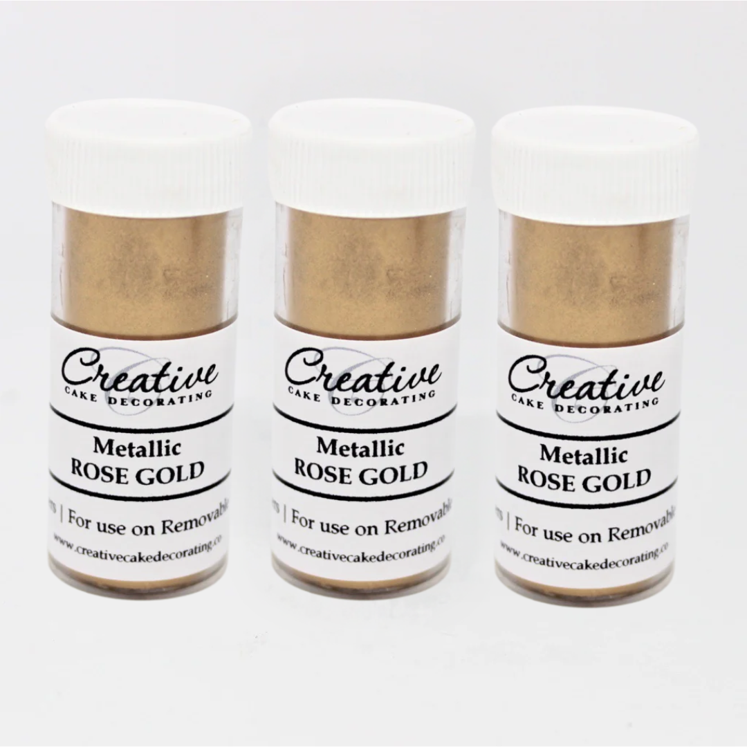 Creative Cake Decorating Dust - Metallic Lustre Rose Gold 4g