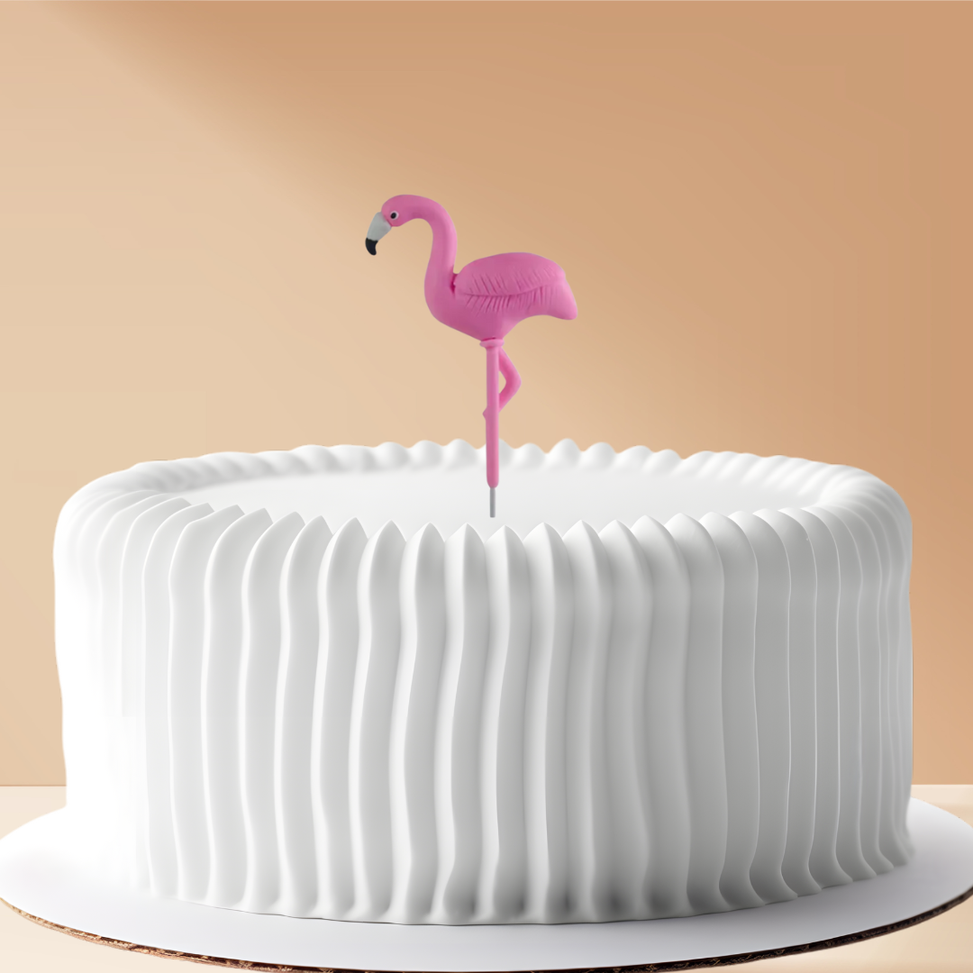 Cake Topper Flamingo (Flat)
