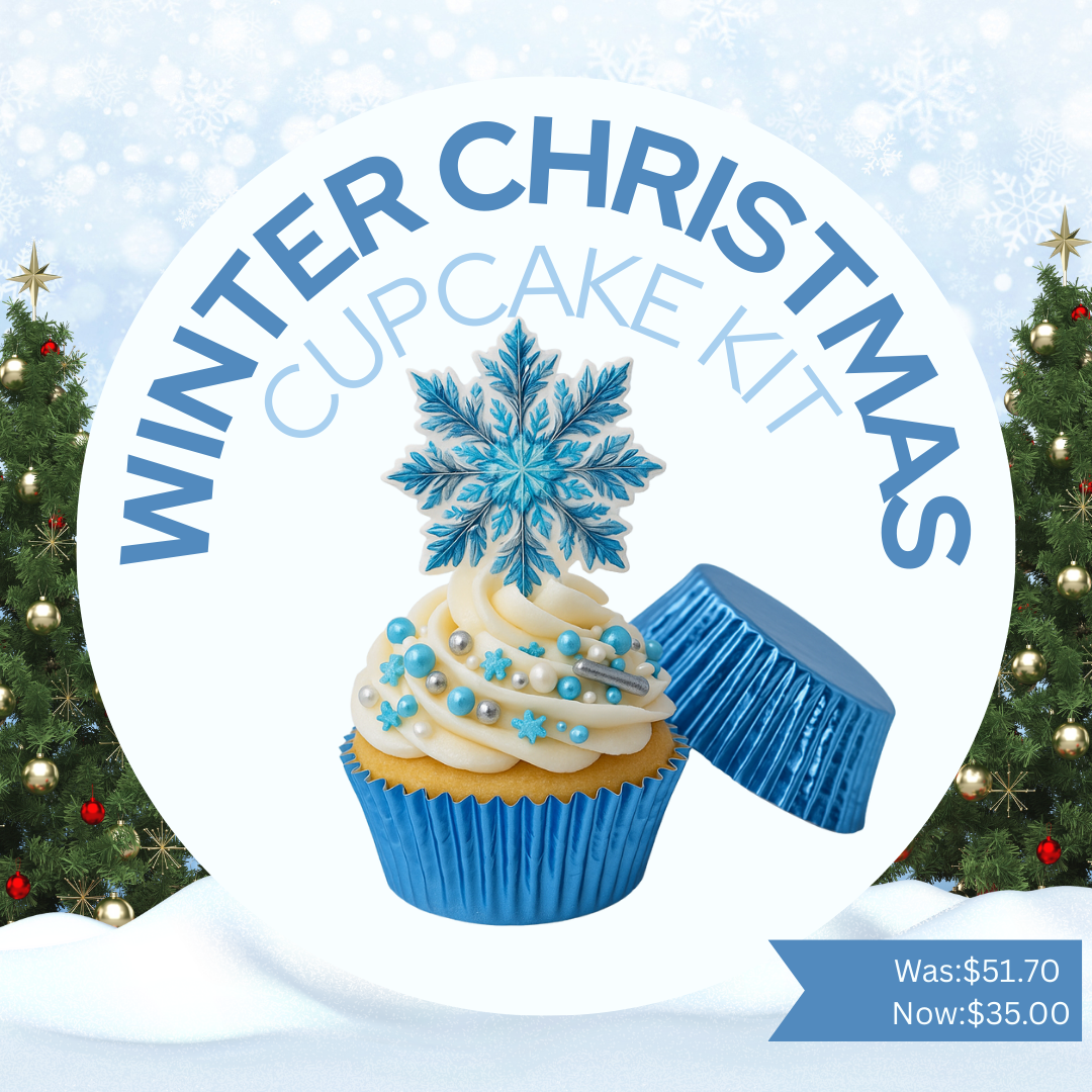 Winter Christmas Cupcake Kit