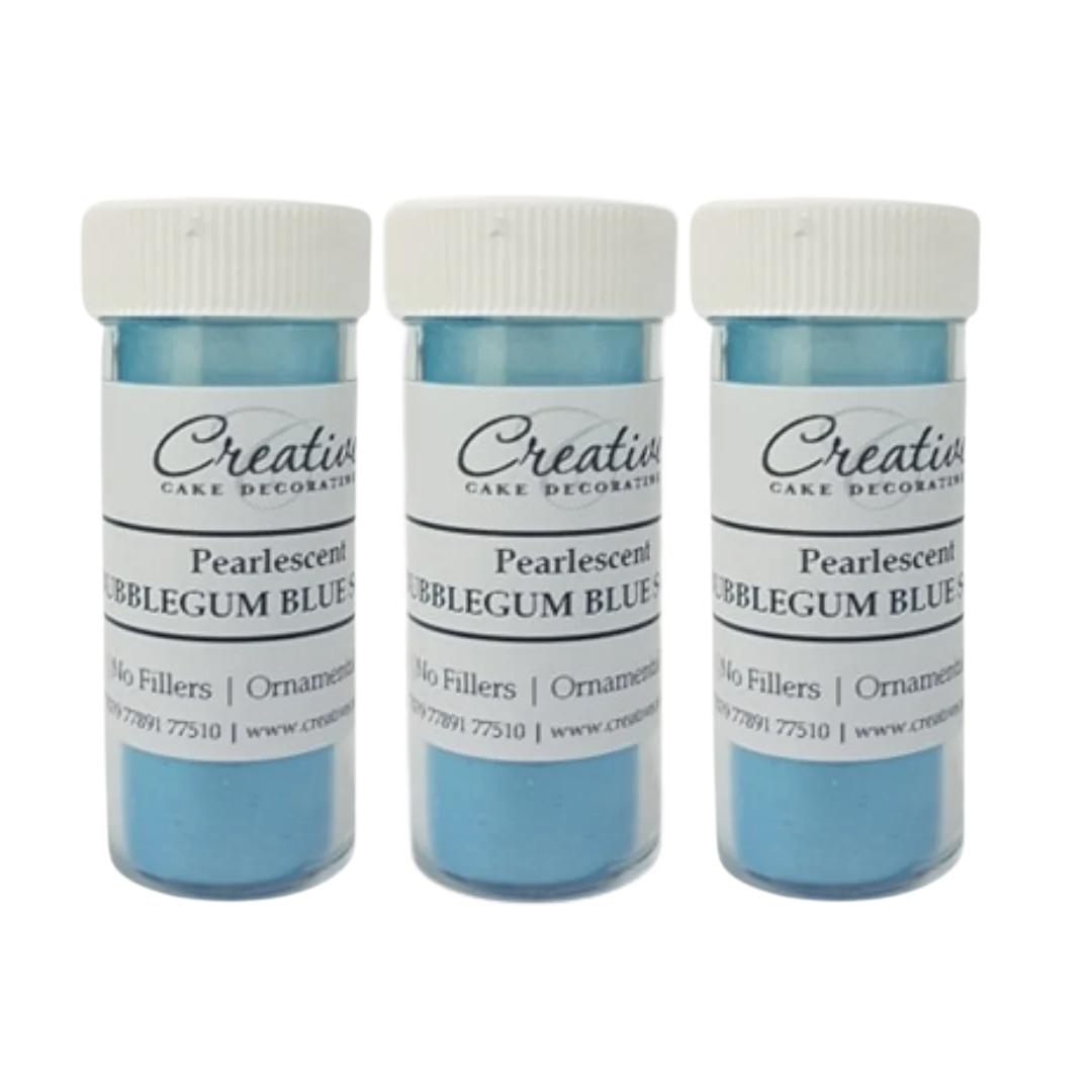 Creative Cake Decorating Dust - Pearl Lustre Bubblegum Blue Sorbet 4g