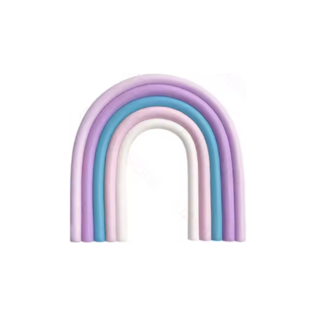 Rainbow Cake Topper - Small Pink/Purple