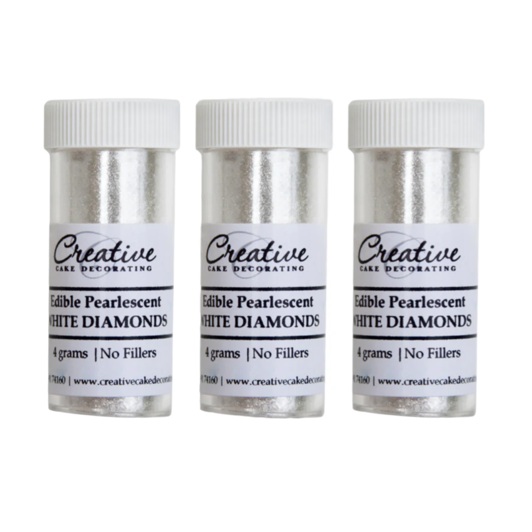 Creative Cake Decorating Dust - Pearl Lustre White Diamonds 6g