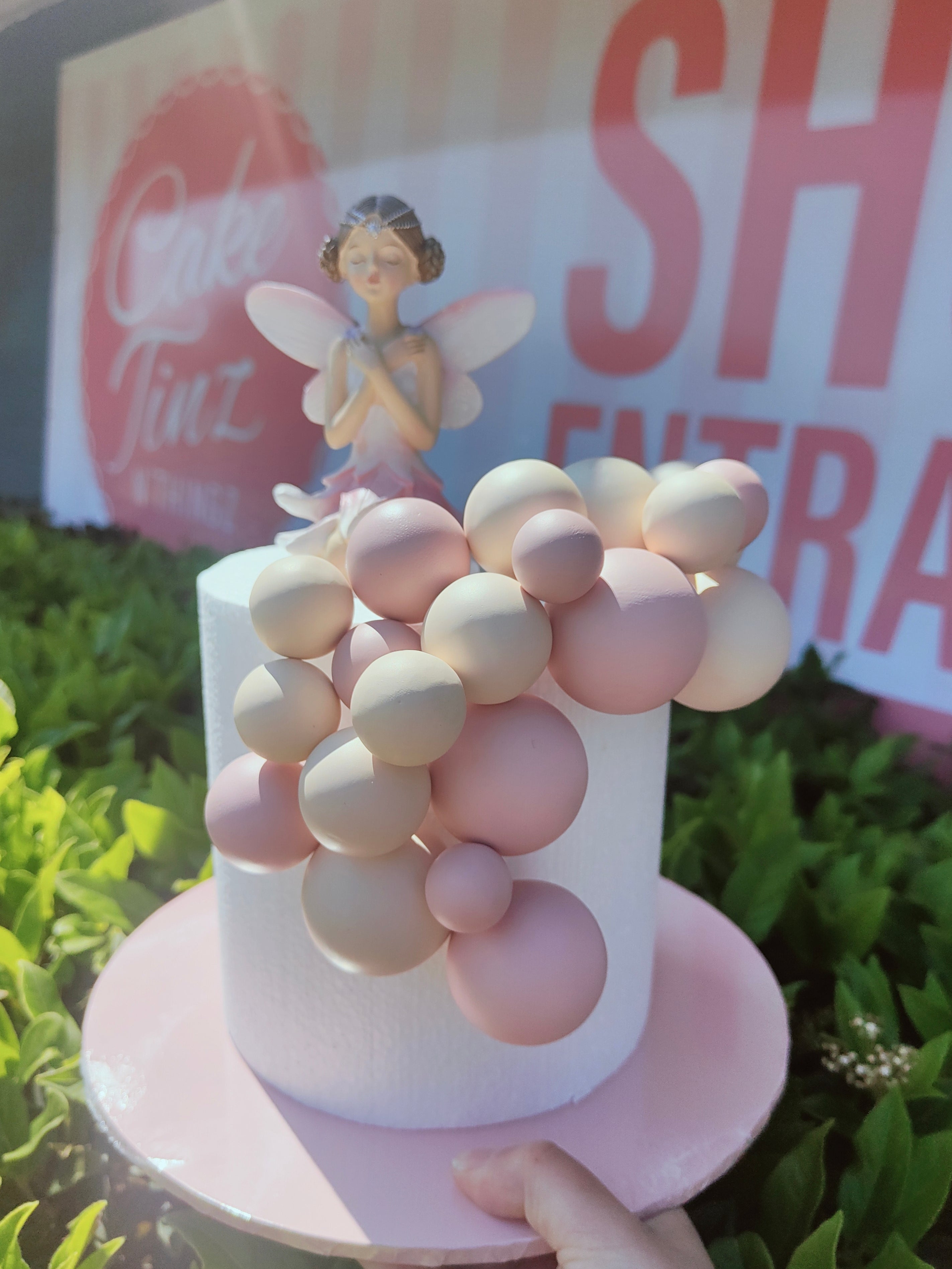 Cake Ball Toppers 20pc Mixed Sizes - Pink Nude