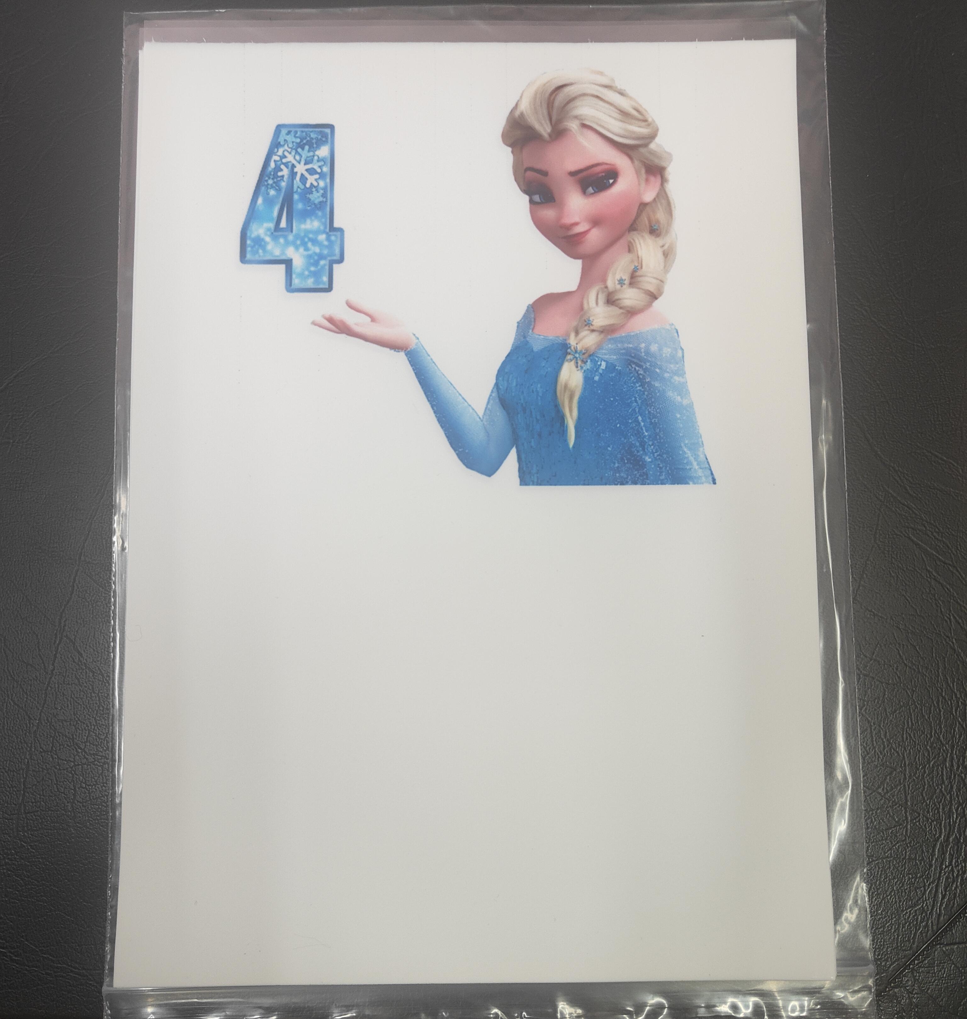 Printed Edible Icing Sheet - A4 Various Designs - Misprinted/Slight Errors
