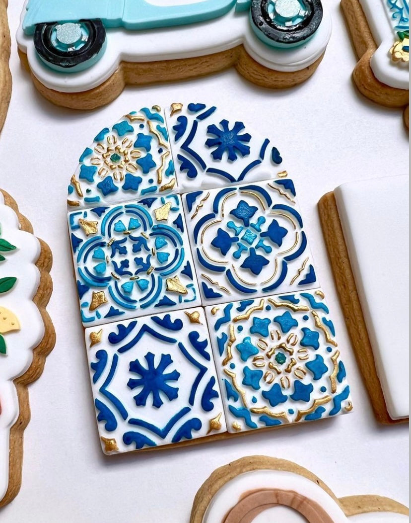 Boss Embossers - Mini Tile Set of 4 Debosser and Cutter