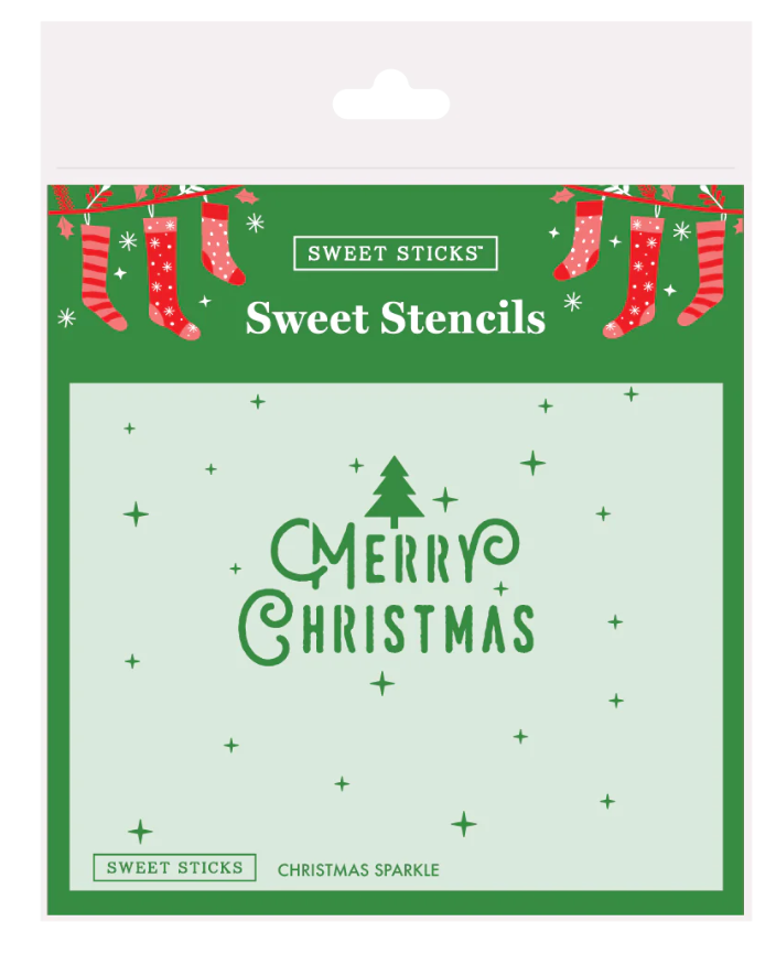 Christmas Sparkle Stencil by Sweet Sticks