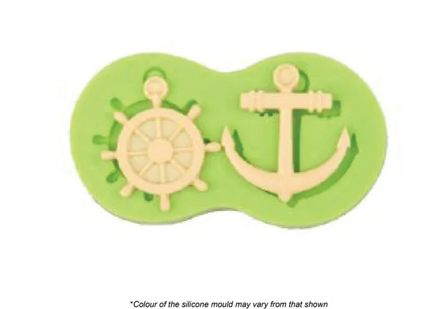 Anchor and Helm Silicone Mould