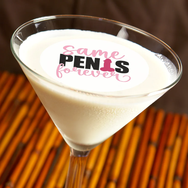 Same Penis Forever Cocktail Drink Toppers 2" Pack of 15