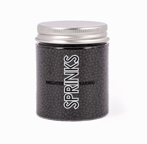 Nonpareils Black Sprinkles - Sprinks 75g