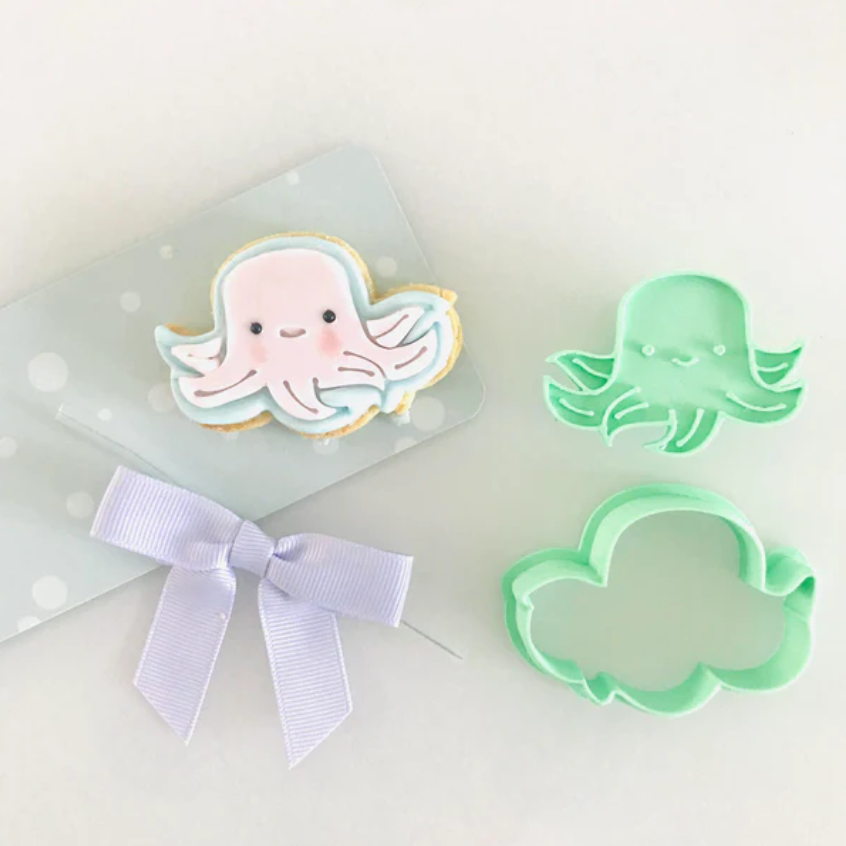 Bento Minis Cutter and Embosser Sets - Under the Sea - Octopus (SweetP Cutters)