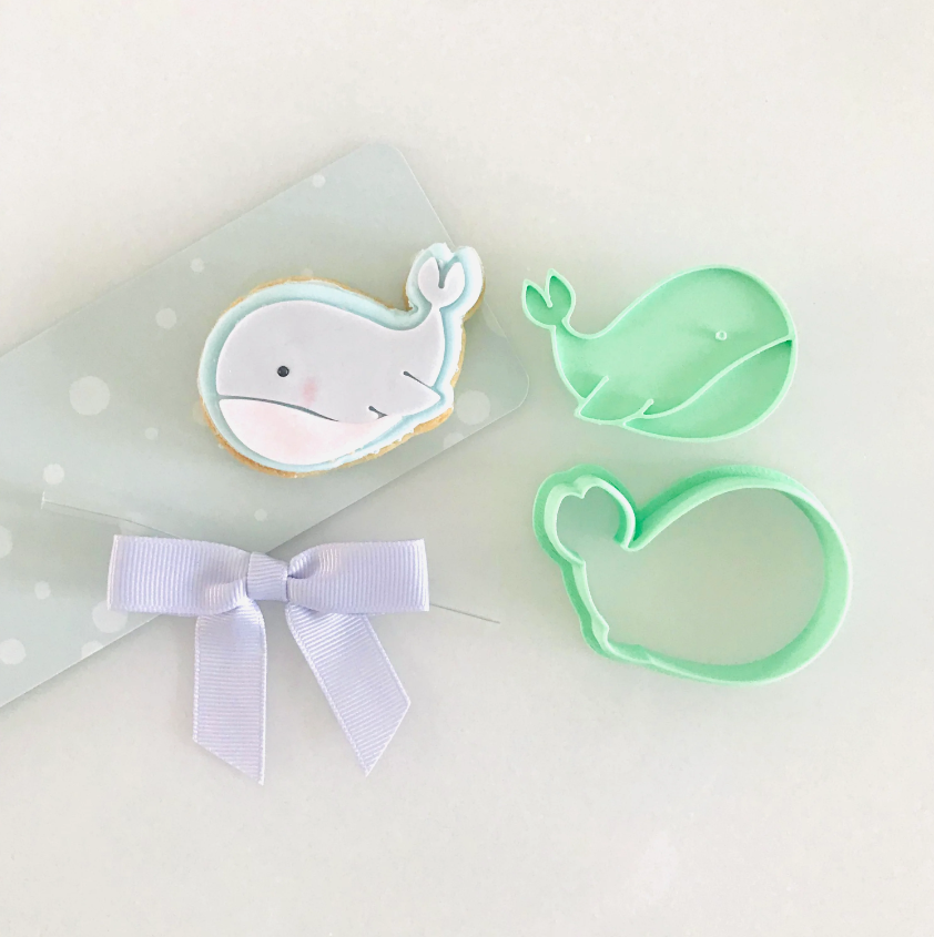 Bento Minis Cutter and Embosser Sets - Under the Sea - Whale (SweetP Cutters)