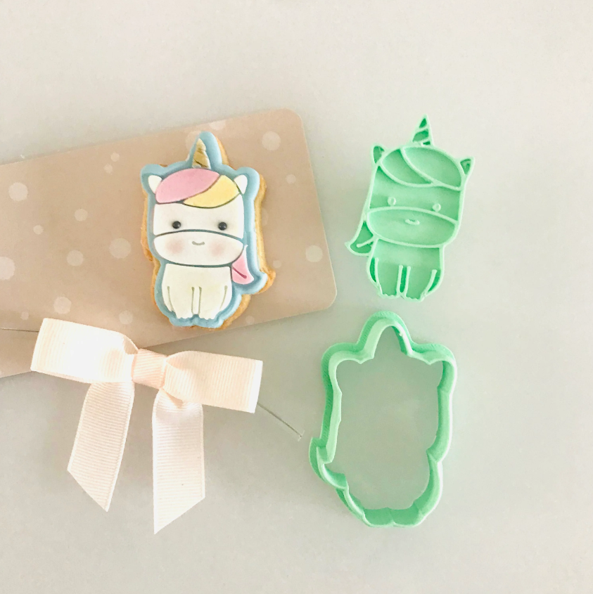 Bento Minis Cutter and Embosser Sets - Unicorn Dreams - Unicorn (SweetP Cutters)