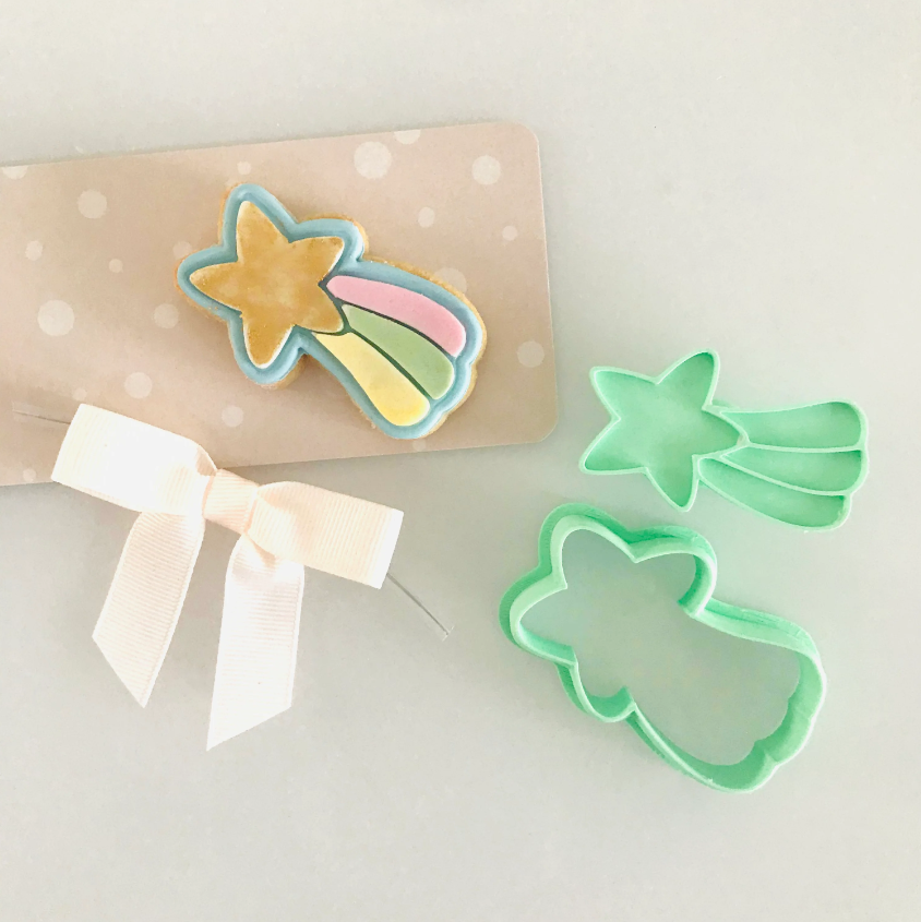 Bento Minis Cutter and Embosser Sets - Unicorn Dreams - Shooting Star (SweetP Cutters)