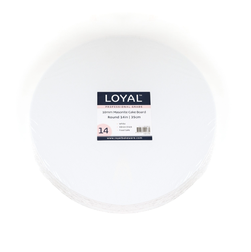 Loyal 14" 10mm Masonite Round White Board