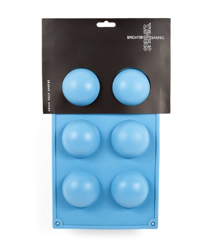 SPRINKS Silicone Mould - HALF SPHERE 60mm