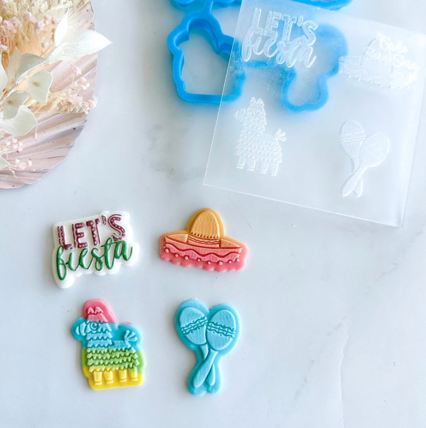 Let's Fiesta Mini Toppers (Cake Sera Sera)