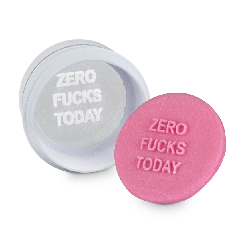 Zero Fucks Today Mini Message by Sweet Sticks