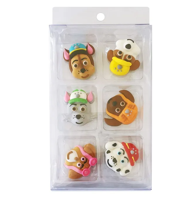 Edible Sugars - Paw Patrol Pack of 6