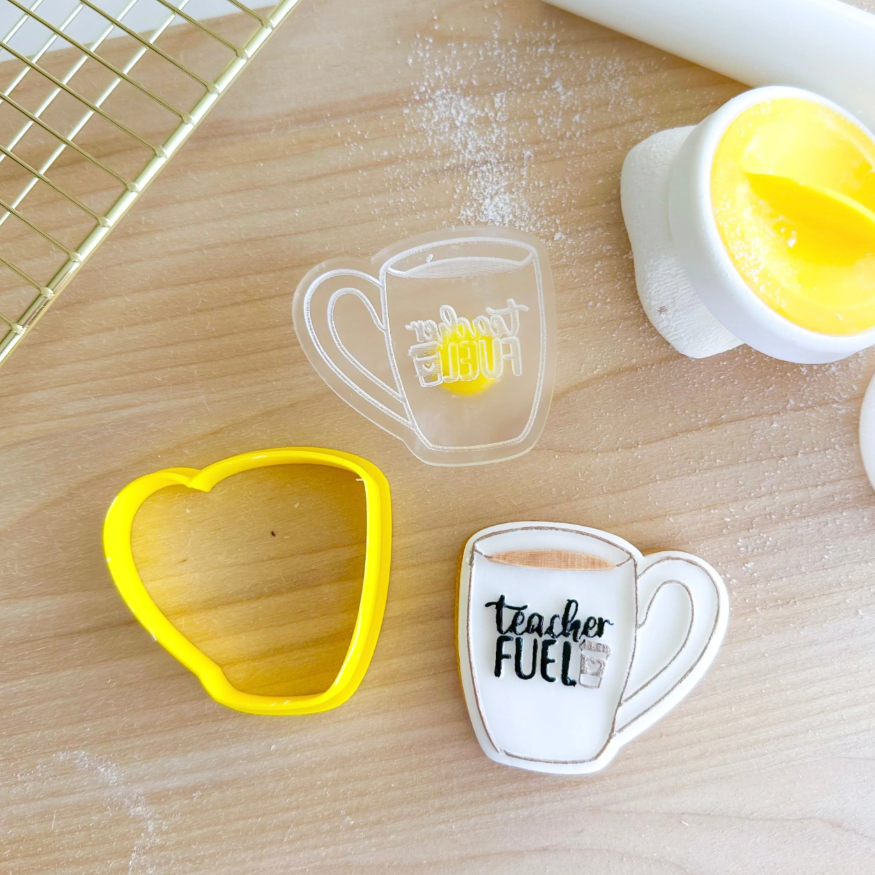 Custom Cookie Cutters Mini Mug Cutter and Debosser Set