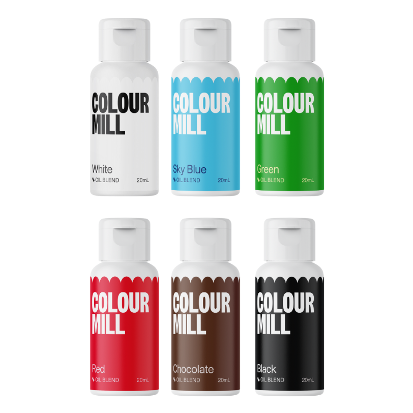 Colour Mill Oil Based Colouring - 20ml 6 Pack - Holiday