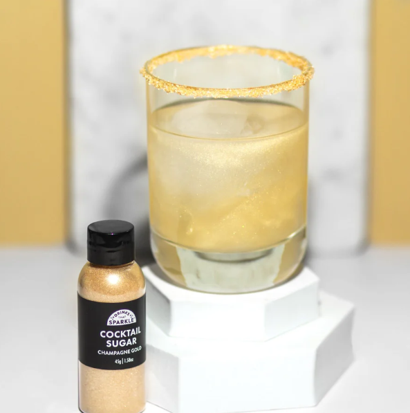 Cocktail Sugar 45g - Champagne Gold