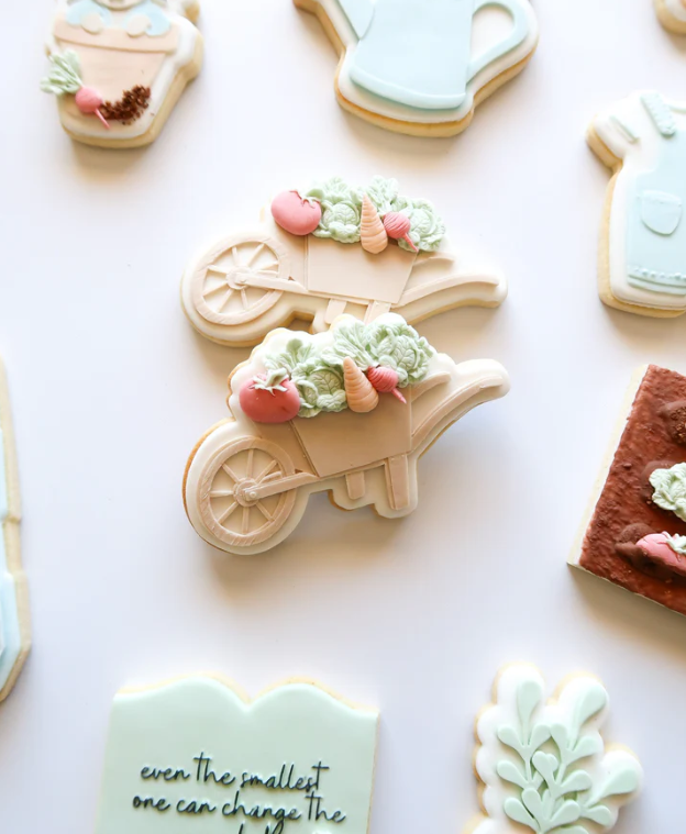 Boss Embossers - Wheelbarrow full of Veggies Debosser and Cutter