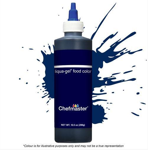 Chefmaster Liqua-Gel Navy 10.5oz/298g