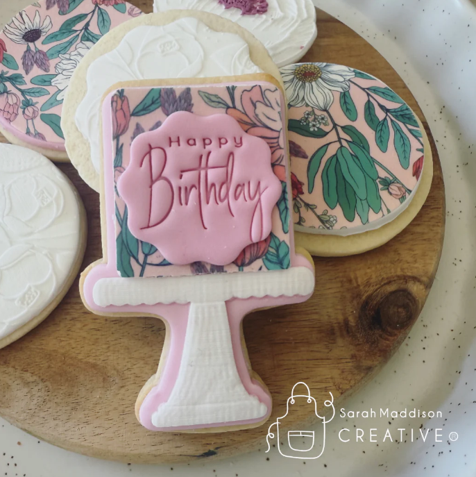 Happy Birthday V2 Impression Stamp (Sarah Maddison Creative)