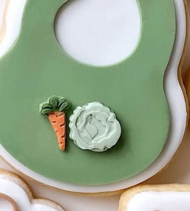 Boss Embossers - Veggie Mini Set of 3 Debosser & Cutters