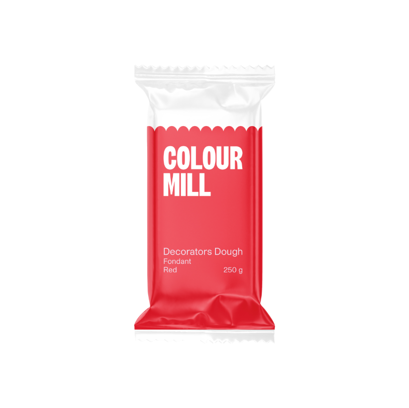 Colour Mill Decorators Dough 250g - Red