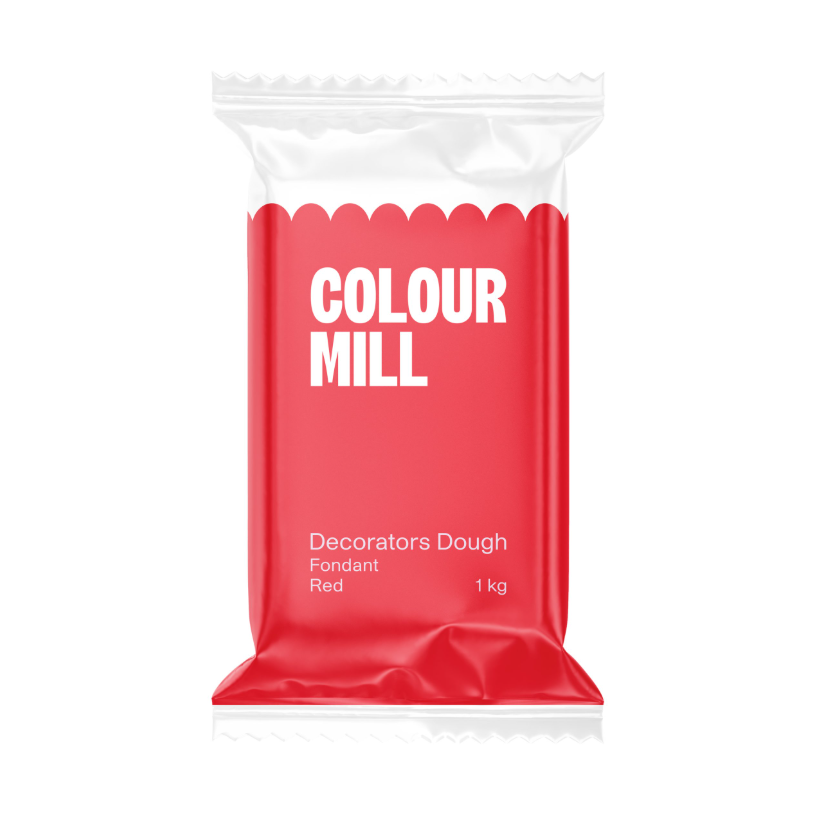 Colour Mill Decorators Dough 1kg - Red