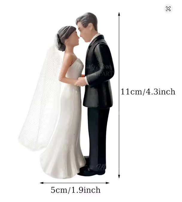 Cake Topper Bride & Groom