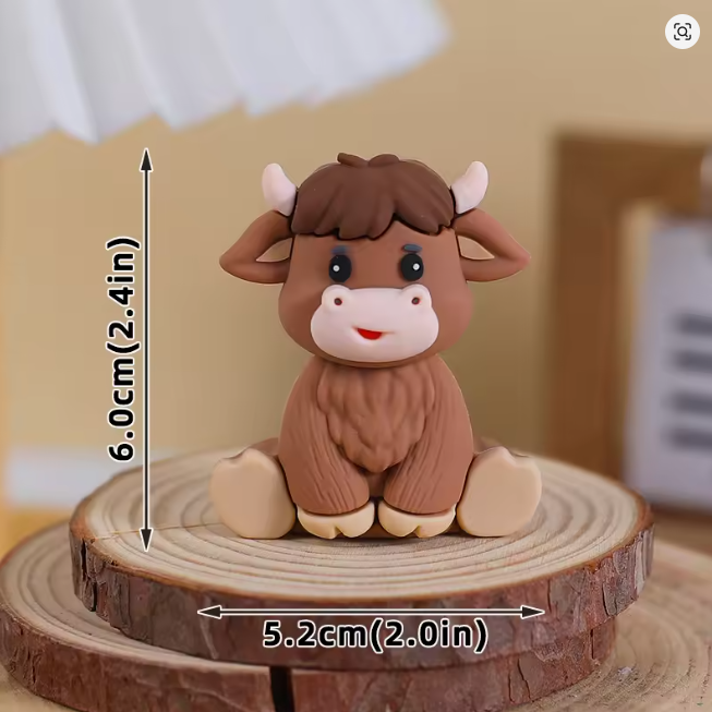 Cake Topper Highland Cow