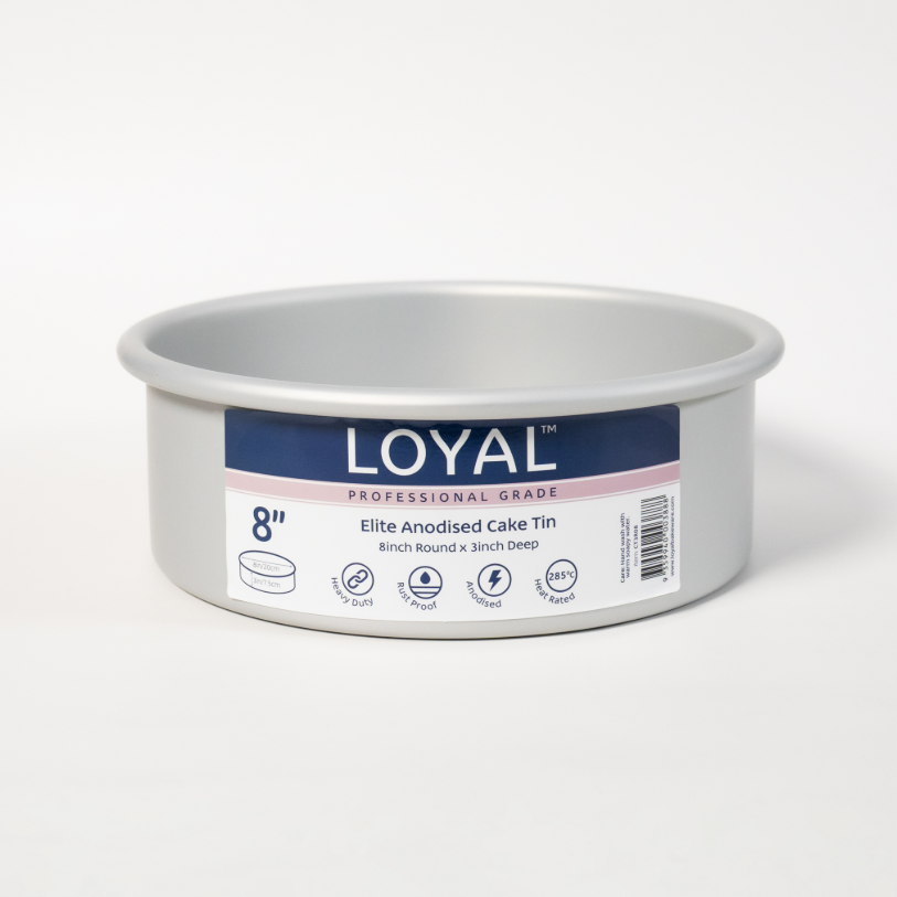 Loyal Elite Anodised Cake Tin Round 8"
