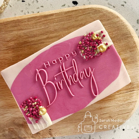 Happy Birthday Debosser V2 (Sarah Maddison Creative)
