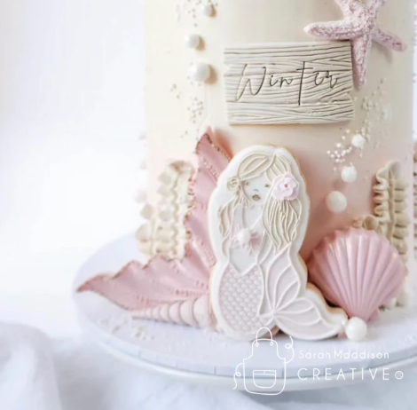 Pretty Mermaid Cutter and Debosser (Sarah Maddison Creative)