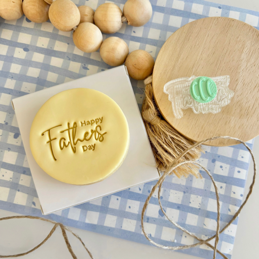 Happy Father's Day Text Stamp (SweetP)