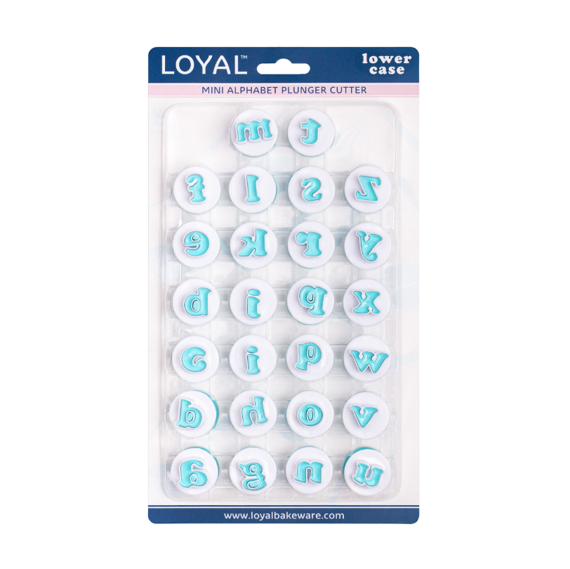 Loyal Alphabet Lowercase Cutters 26 pcs