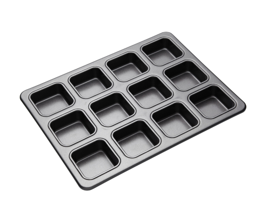 MasterCraft Heavy Base Square Brownie Pan 12 Cup